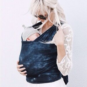Sollybaby Wrap Navy Shibori Tie Dye